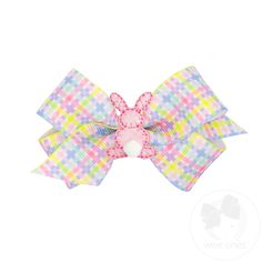 Tiny bunnies with fluffy cotton tails top off these mini grosgrain bows printed with colorful, joyful Easter designs. These bows are sure to stay in her hair all day with our patented WeeStay™ no-slip hair clip. Easter Designs, Tiny Bunny, Bunny Print, Bow Accessories, Easter Design, One Hair, Girl Hair Bows, Girls Hair, Hair Clip