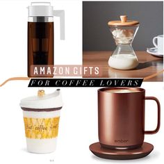 coffee mugs with the words amazon gifts for coffee lovers