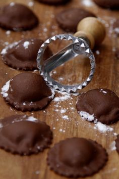 Chocolate Ravioli, Ravioli Recipes, Noodle Machine, Pasta Maker, Italian Desserts, Homemade Pasta