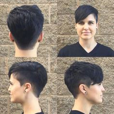 Shaggy Mullet, Cute Pixie Cuts, Asymmetrical Pixie, Short Hair Pixie Cuts, Hair Pixie, Very Short Hair, Edgy Hair, Cute Hairstyles For Short Hair, Haircut For Thick Hair