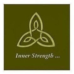 the inner strength logo on a green background