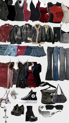 Styl Grunge, Red Coquette, Trendy Short Hair, Estilo Punk, Looks Black