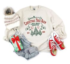 "Christmas Tree Farm Shirt,Griswold Co Shirt,Lotta Sap,Christmas Shirt,Family Vacation Shirt,Vacation Xmas Tee,Family Christmas Tee,Griswwold Our handmade Matching Family Christmas Shirts will be the perfect choice for your family vacations, graduations or birthday & wedding parties. You will be the star of the day with the quality, very soft fabric we use, in our Family Christmas Shirt, our modern designs and color options. You can get our Matching Xmas Tees in 7 different colors and sizes from Gnome Shirts, Cute Christmas Shirts, Xmas Tees, Funny Christmas Sweaters, Merry Christmas Shirts, Family Christmas Shirts, Gildan Sweatshirts, Sweatshirt Christmas, Holiday Sweater