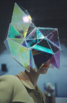 dope head piece Body Adornment, Design Textile, Wearable Art, Cyberpunk, Headpiece, Fashion Art, Geometry