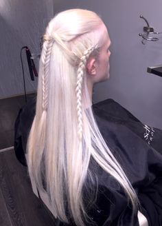 Elven Hairstyles, Elf Hair, Curly Pixie Hairstyles, Fantasy Hair, Fancy Hairstyles, Legolas