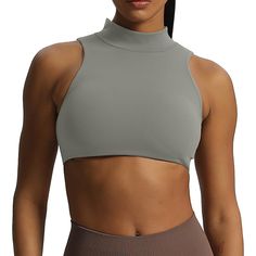 PRICES MAY VARY. Sports bra size guide: [ S fit for 30DD 32C 32D 34A 34B ] [ M fit for 32DD 34C 34D 36A 36B ] [ L fit for 34DD 36C 36D 38A 38B ] Medium support High Neck Pemovable padded Backless detail Tank Top Workout, Gym Bra, Bra Size Guide, High Neck Tank Top, Lounge Lingerie, Backless Design, High Neck Tank, Yoga Bra, Workout Tank Tops