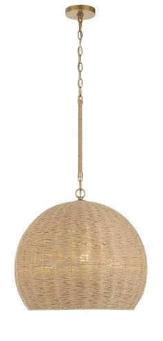 Crystorama - Three Light Pendant - Jace - Soft Gold- Union Lighting Luminaires Decor Jute Shades, Contemporary Fan, Track Lighting Pendants, Crystorama Lighting, Outdoor Chandeliers, Rattan Pendant, Dome Pendant Lighting, 3 Light Chandelier, 3 Light Pendant