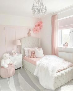 Pink Kids Bedrooms, Girls Room Design, Toddler Bedroom Girl, Kids Bedroom Designs, Toddler Bedroom