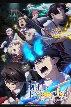 Crunchyroll: Watch Popular Anime, Play Games & Shop Online Blue Exorcist Poster, Blue Exorcist Season 3, Exorcist Movie, Invisible Creature, Kana Hanazawa, Undead Unluck, Blue Exorcist Anime, Upcoming Anime, Exorcist Anime