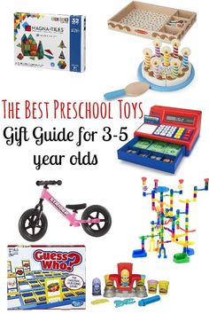 The BEST preschool toys out there! Don't miss this great toys for boys and girls ages 3, 4, and 5. #preschoolergifts #whattobuya4yearold Toy Gift Guide, Preschool Gifts, Barbie Birthday Party, Barbie Birthday, Frozen Birthday Party, Gifts Fo