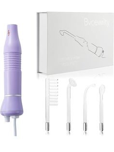 Bvcewilty Facial Tool for Skin Care. [Relaxing]This is a product for you to feel relaxed and enjoyable. [Easy to Use]This product is very light and easy to use. Please put the it back in the protective cotton to avoid damage after use. [Safe and Reliable] The quality of this product is very stable and reliable. The service life is very long under non-human damage. [Your Beauty Cream Works Better]This product can let the expensive beauty cream you use works better. [Method of Use] Adjust motor to High Frequency Facial, Mac Foundation, Expensive Beauty Products, Non Human, Treat Acne, Blush Contour, Nyx Makeup, For Skin Care, Skin Therapy