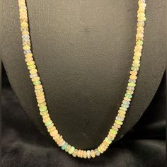 18” Strand Of Genuine Ethiopian Fire Opals, Sterling Silver Clasp Fire Opals, Fire Opal Necklace, Opal Necklace, Fire Opal, Womens Jewelry Necklace, Opal, Jewelry Necklaces, Necklaces, Women Jewelry