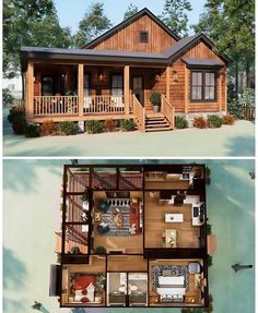 Tiny House Designs, House Planning, Sims 4 House Plans, Tiny House Community, Cabin House