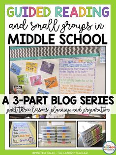 guided reading and small groups in middle school