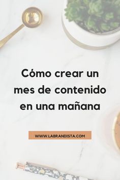 crear contenido