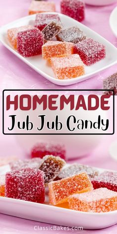 the homemade candy recipe is ready to be eaten