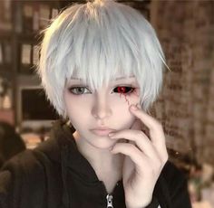 Cosplay Fail, Kaneki Cosplay, Ken Tokyo Ghoul, Anime Makeup, Naruto Cosplay