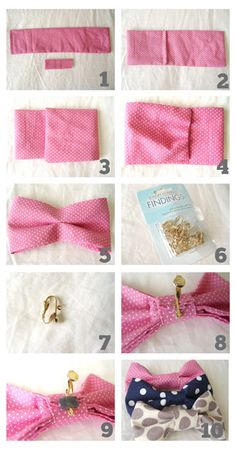 how to make a bow tie for someone's birthday or other special occasion - step by step instructions