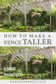 the cover of how to make a fence taller by empressodirt net