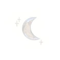 an image of the moon and stars in the sky with no clouds on it's side