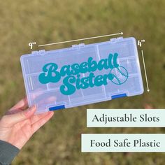 Baseball Sister Snackle Box for Baseball Kid Gift Idea Baseball Game Travel Snack Box Activity for Travel Ball Sibling Snack Container - Etsy Snackle Box, Baseball Sister, Travel Snacks, Snack Containers, Baseball Gifts