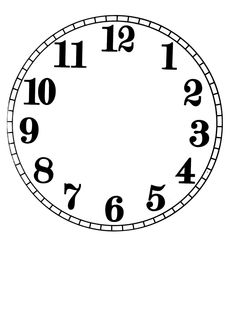 a black and white clock face with numbers on each side, in the middle of it