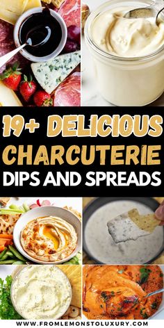 19 delicious and easy charcuterie dips and spreads to make your own appetizers