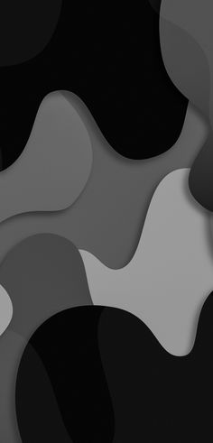 an abstract black and white background with wavy shapes