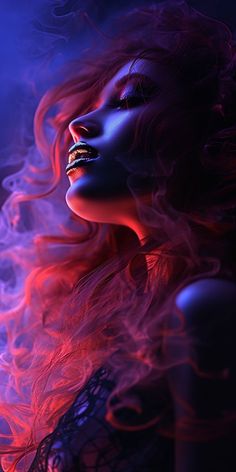 Woman With Red Hair, Womans Face, Portraiture Painting, Wallpaper Flower, Wallpaper Tumblr, Face Photography, Beautiful Dark Art