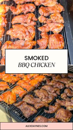 Enjoy this foolproof way to make smoked BBQ chicken! You will love how easy it is to do and how delicious it tastes. This is the perfect recipe for all summer—it's a crowd favorite, too! The chicken thighs are perfectly seasoned with a sweet BBQ dry rub and then smoked until tender and flavorful. Make it with me! Backyard Bbq Food, Homemade Barbecue Sauce Recipe, Bbq Chicken Thighs, Bbq Dry Rub, Smoked Bbq, Bbq Sauce Chicken, Bbq Recipe, Chicken Tostadas, Recipe For Summer