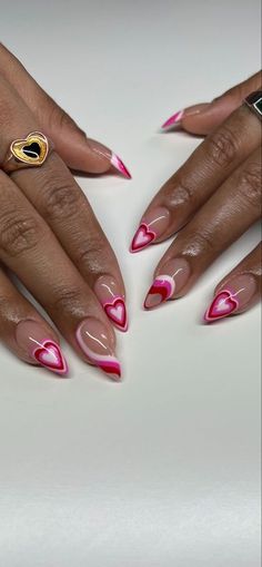 Valentines Nails Designs Short, Best Red Nails, Elegant Fall Nail Designs, Chic Almond Nails, Red Nails Ideas, Nails Simple Summer, Valentines Nails Designs, Summer Nails Simple, Red Nail Design