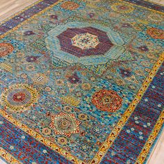 Size - 10'0 x 13'4 feet  Design - Mamluk Rug  Density - 200 KPSI Pile Height - 7 mm to 9 mm Material - Ghazni Wool, Foundation Cotton, Natural Veg Dye  Origin - Hand Knotted in Afghanistan, Prepared in Pakistan Condition - New! The color of the rug may vary depending on where it is placed in your home. The pictures can't do justice since it group up the colors together and color corrects itself. To ensure your satisfaction, we offer a 30-day exchange and return policy if you encounter any issues Please contact me if you have more questions :) Mamluk Rugs, Hand Knotted Rug, Color Correction, Hand Knotted Rugs, Floor Rugs, Pakistan, Hand Knotted, Return Policy, Display Homes