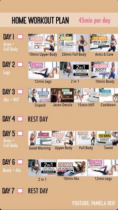 the workout plan for women is shown in this image