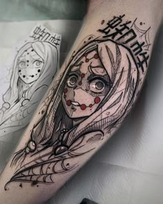 Manga Tattoo, Kawaii Tattoo, Tattoo Instagram, Instagram Tattoo, Anime Tattoo, Dream Tattoos