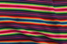 multicolored striped fabric with horizontal stripes