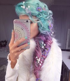 ➢ ＳｔｏｎｅｘｏｘＳｔｏｎｅ ➢ Ｉｎｓｔａｇｒａｍ | Ｐｉｎｔｅｒｅｓｔ Blue And Purple Hair, Hair Color Purple, Cool Hair Color, Grunge Hair