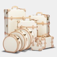 The Sweetheart Check In Spinner | Steamer Suitcase Bridal Luggage – Steamline Luggage Luxury Luggage Sets, Steamline Luggage, White Luggage, Luxury Luggage, Cute Luggage, Designer Luggage, Leather Suitcase, Luggage Case, Tan Body