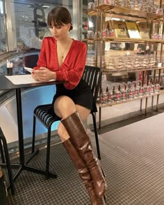 Heeled Boots Outfit, Winter Heel Boots, Heel Boots, Winter Fashion Outfits, Look Fashion