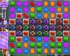 the candy crush game is shown in this screenshot from an interactive video screen capture