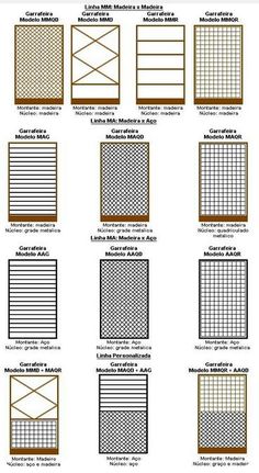 different types of fences and gates with instructions for each type of fence, including the top one