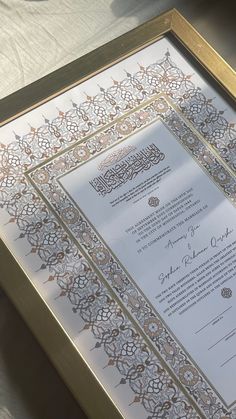 Design marriage certificates, invitation cards and boards Nikkah Certificate Border, Nikkah Template, Nikah Certificate, Wedding Invitation Quotes, Nikkah Bride