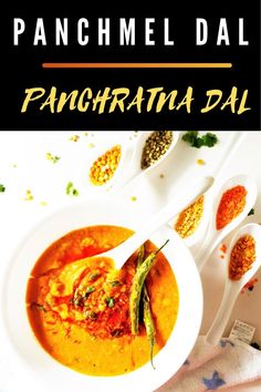 Panchmel Dal Recipe | Panchratna Dal Recipe-Panchmel dal or Panchratna dal is a signature dish of Rajasthani cuisine which is prepared by combining five lentils hence given the name “Panchmel”, panch means “five” and “mel” means ‘combination”. The beauty of this delicious Rajasthani dal is that it goes very well with steamed rice, jeera rice, roti, as well as with bati. Lentils/dal are a very good source of protein and they are easy to prepare as well. Panchmel Dal, Rajasthani Cuisine, Rajasthani Recipes, Good Source Of Protein, Lentil Dal, Red Sauce Pasta