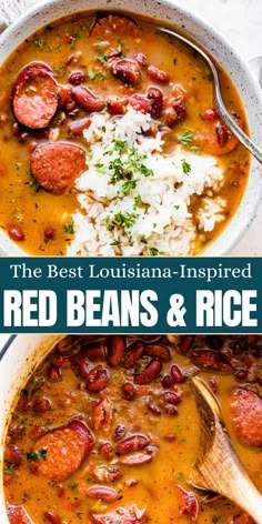 the best louisiana - inspired red beans and rice