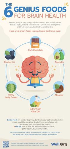 Genius Foods, Foods For Brain, Healthy Brain, Brain Food, Healthy Nutrition, Brain Health, Health Education, Nutrition Recipes, Superfoods