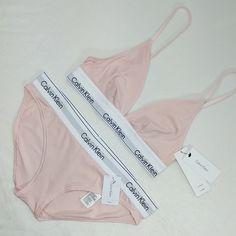 Bra Is Size Small Bottom Is A Size Large If You Do Not Wish To Purchase These Items Together, You Are Welcome To Search My Listings For Other Calvin Klein Intimates. I Have A Listing For The Pink Logo Bra Separately, As Well As The Pink Logo Bikini Briefs. Pink Calvin Klein, Calvin Klein Briefs, Calvin Klien, Calvin Klein Bra, Pink Bralette, Pink Logo, Pink Bra, Womens Calvin Klein, The Pink