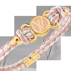 LOUIS VUITTON® - Lv Clic It Bracelet - Rose Ballerine Louis Vuitton Jewellery, Pandora Jewlery, Louis Vuitton Bracelet, Louis Vuitton Gifts, Life In Pink, Louis Vuitton Store, Louis Vuitton Jewelry, Louis Vuitton Accessories, Bracelet Charms