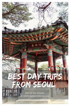 When on holiday in South Korea, you will definitely spend a couple of days in Seoul; but sometimes we need a little break, and there is nothing better than easy day trips from Seoul. Read on to find the best day trips in Korea that you will not regret! Seoul Travel, Travel Culture, One Day Trip, Easy Day, Travel South