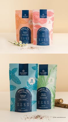 Luxury tea packaging ideas Tea Brand Packaging Design, Food Packaging Sleeve Design, Artisan Tea Packaging, Tea Package Ideas, Loose Tea Packaging Ideas, Tee Packaging Design, Unique Tea Packaging, Cute Tea Packaging, Herbal Tea Packaging Ideas