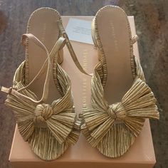 Beautiful Loeffler Randall Camellia Gold Heals. Currently Retailing For $395. Worn Only 3x, Very Comfortable. Asking $225 Or Best Offer Loeffler Randall Shoes, Loeffler Randall, Women's Shoes Sandals, Shoes Sandals, Size 7, Women Shoes, Sandals, Gold, Women Shopping