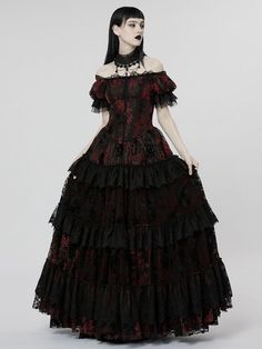 Gothic Dress Uk, Red Gothic Dress, Goth Wedding Dresses, Goth Prom, Vampire Dress, Red Gothic, Gothic Wedding Dress, Goth Dress, Gothic Wedding